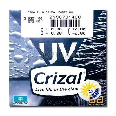 Лот: 10315091. Фото: 1. Линза очковая Orma Thin Crizal... Очки