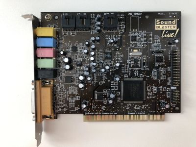 Лот: 23059557. Фото: 1. PCI Creative Sound Blaster Live... Звуковые карты