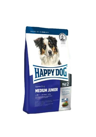 Лот: 5578126. Фото: 1. Корм Happy Dog Supreme Young Medium... Корма