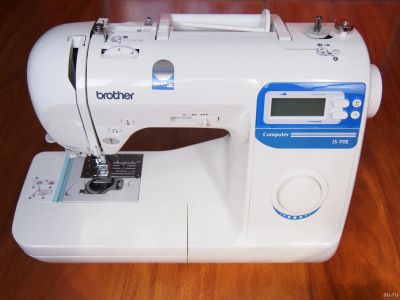 Лот: 13670873. Фото: 1. Швейная машинка Brother JS-70E... Швейная, вязальная