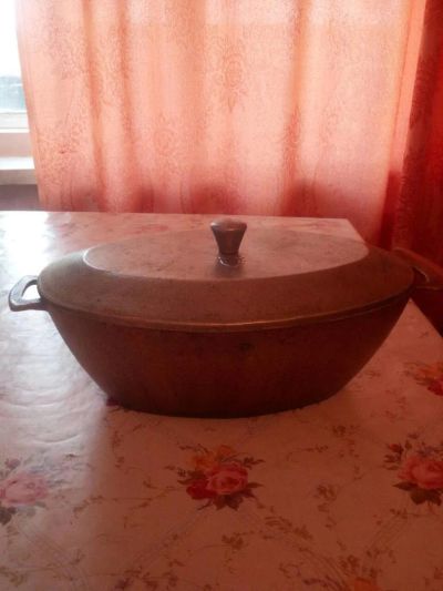 Лот: 10659408. Фото: 1. Жаровня чугунная. Жаровни, казаны