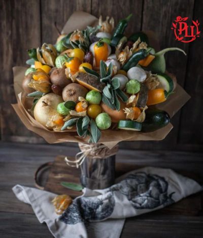 Лот: 15347983. Фото: 1. Букет "Винтаж". Букеты из конфет, игрушек