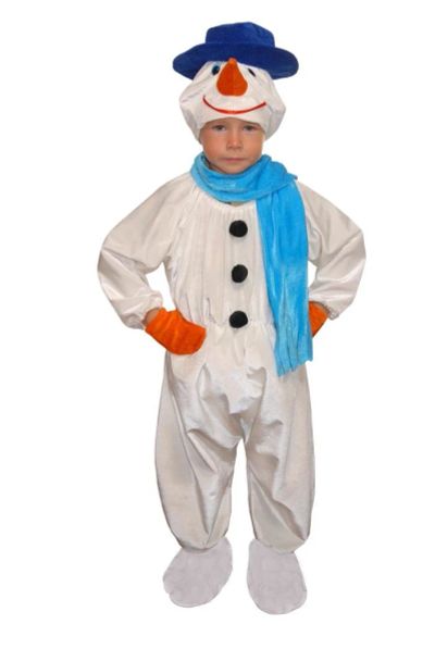 Лот: 10420024. Фото: 1. Детский карнавальный костюм Снеговик-2. Детские карнавальные, праздничные костюмы