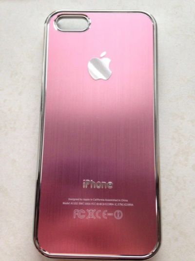 Лот: 4230957. Фото: 1. Чехол iPhone 5 / 5s розовый 100РУБ... Чехлы, бамперы