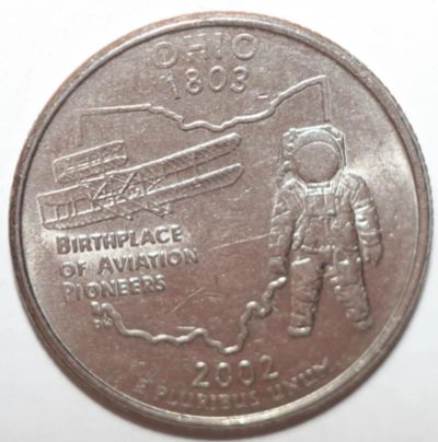 Лот: 10018889. Фото: 1. квотер (25 центов) 2002 год. США... Америка