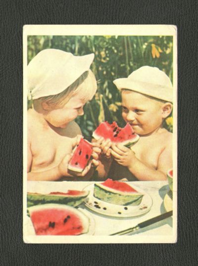 Лот: 12204873. Фото: 1. Фотооткрытка "Вкусно" 1962 года... Открытки, конверты