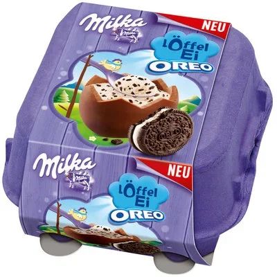 Лот: 9548369. Фото: 1. Шоколадные яйца Milka Oreo. Шоколад, конфеты