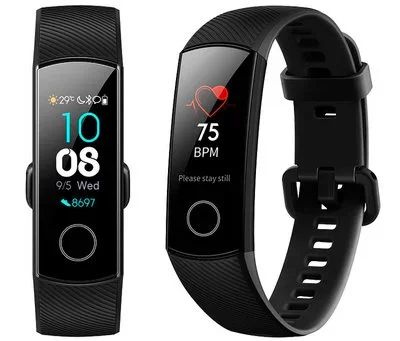 Лот: 14231645. Фото: 1. Honor Band 4 (Black). Смарт-часы, фитнес-браслеты, аксессуары