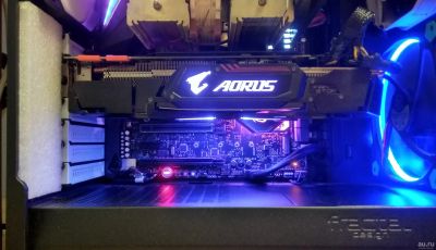 Лот: 16916005. Фото: 1. Видеокарта Gigbyte Aorus GTX 1080ti... Видеокарты