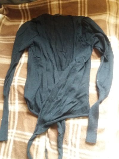 Лот: 17550668. Фото: 1. Черная женская кофточка(размер... Блузы, рубашки