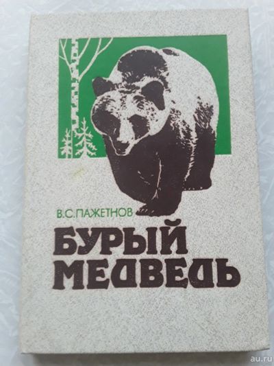 Лот: 18300066. Фото: 1. Пажетнов В. Бурый медведь. 1990... Охота, рыбалка