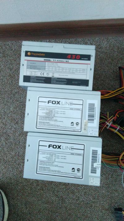 Лот: 17698469. Фото: 1. Блок питания Foxline Thermaltake. Корпуса, блоки питания