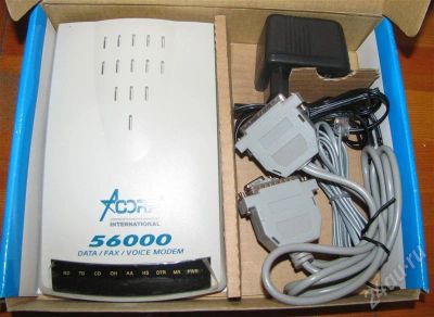 Лот: 396197. Фото: 1. Acorp 56K fax modem. Проводные модемы