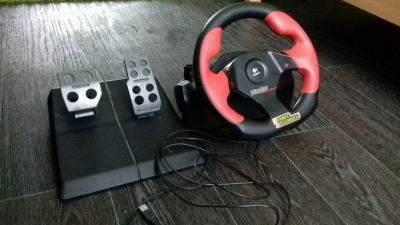 Лот: 9701327. Фото: 1. Руль игровой logitech wingman... Рули, джойстики