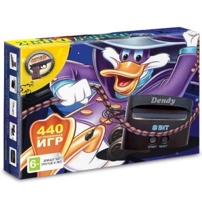 Лот: 5218399. Фото: 1. Dendy Darkwing Duck (черный плащ... Консоли