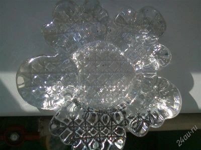 Лот: 2816681. Фото: 1. Хрустальная пепельница. Весом... Другое (домашний быт)
