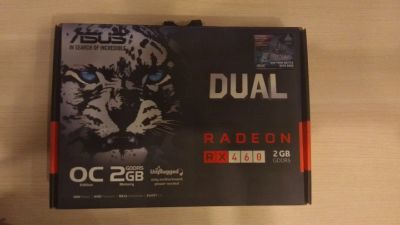 Лот: 15811603. Фото: 1. ASUS Radeon RX 460 DUAL-RX460-2G. Видеокарты