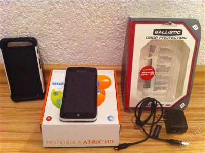 Лот: 2317201. Фото: 1. MOTOROLA ATRIX HD + BALLISTIC... Смартфоны