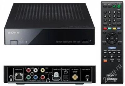 Лот: 2134156. Фото: 1. медиаплеер Sony SMP-N100 HD. Цифровое, спутниковое ТВ