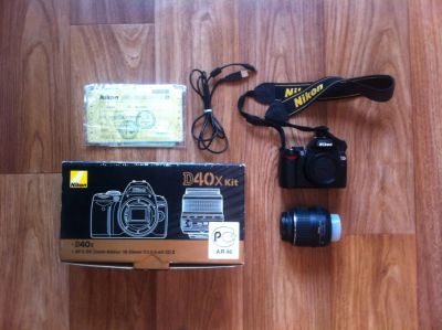 Лот: 6474643. Фото: 1. NIKON D40X kit 18-55 в идеальном... Цифровые зеркальные