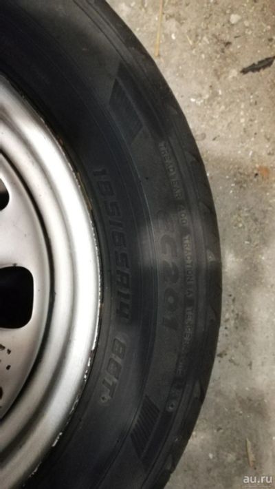 Лот: 13689349. Фото: 1. Dunlop EC201 185/65/R14 86T (цена... Шины на дисках