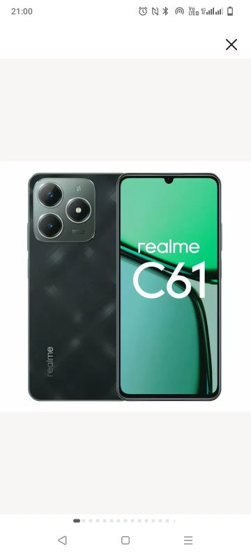 Лот: 23564810. Фото: 1. Смартфон realme С61 6/128GB Green. Смартфоны