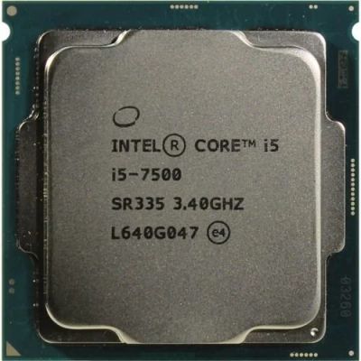 Лот: 13286472. Фото: 1. Процессор intel i5 7500 (4 ядра... Процессоры