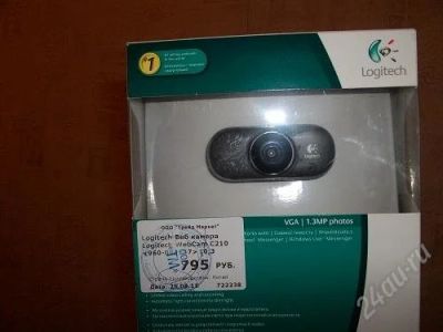 Лот: 1304599. Фото: 1. Веб камера Logitech webcam C210. Веб-камеры