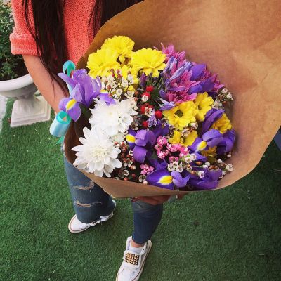Лот: 7240395. Фото: 1. Сборный букет. Цветы на Щорса... Свежие цветы