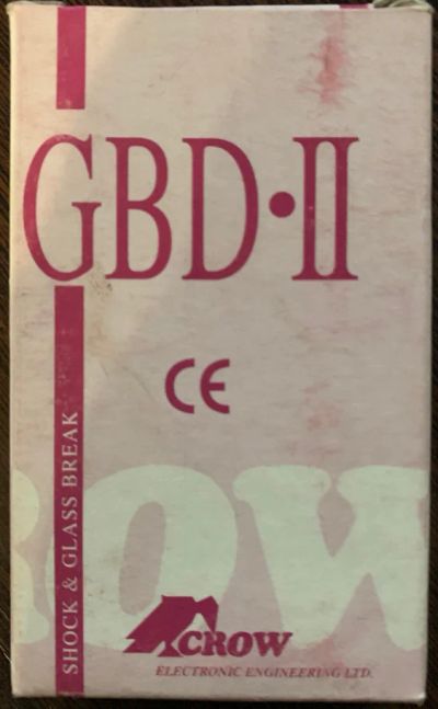 Лот: 17326423. Фото: 1. Датчик разбития стекла Crow GBD-II. Сигнализации, датчики противопожарные, охранные
