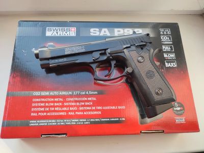 Лот: 18596046. Фото: 1. Пистолет Swiss Arms P92 beretta. Пневматическое оружие