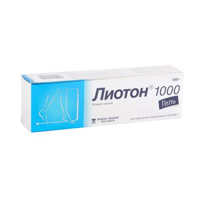 Лот: 23712349. Фото: 1. Лиотон 1000 гель 100г. Лекарства