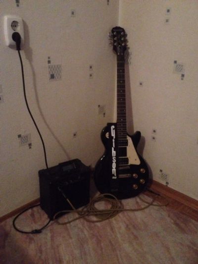 Лот: 4832193. Фото: 1. Epiphone LP100 EBONY CH. Гитары