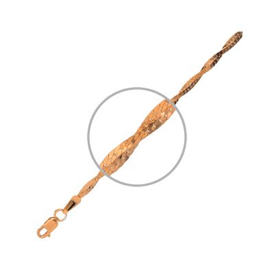 Лот: 23838468. Фото: 1. Золотая цепочка Косичка из 2 цепей. Цепочки