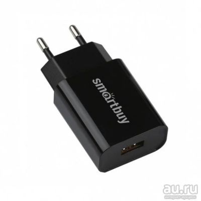 Лот: 16996589. Фото: 1. Адаптер 220V->USB 3A Smartbuy... Зарядные устройства, блоки питания, адаптеры сетевые для смартфонов