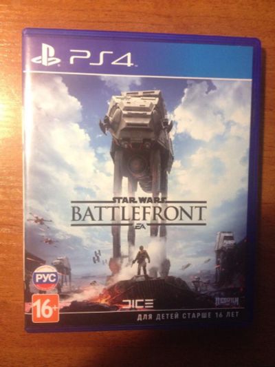 Лот: 7517862. Фото: 1. Диск Star Wars Battlefront PS4... Игры для консолей