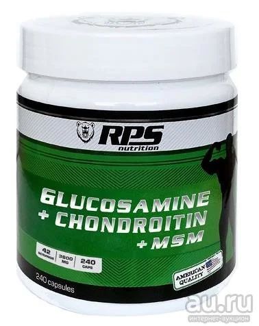 Лот: 9096453. Фото: 1. RPS Glucosamine+Chondroitin+MSM... Спортивное питание, витамины