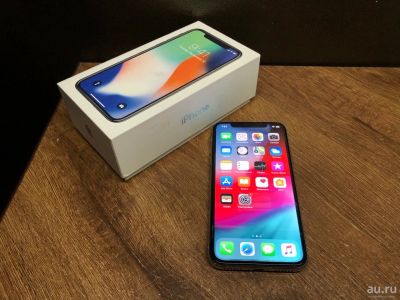 Лот: 14908166. Фото: 1. iPhone X 64 GB Silver РСТ. Смартфоны