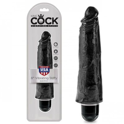 Лот: 22062391. Фото: 1. Вибромассажер King Cock 8'' с... Игрушки