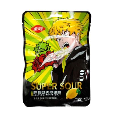 Лот: 20575540. Фото: 1. Кислые конфеты Super Sour Аниме... Другое (кондитерские изделия, конфеты)
