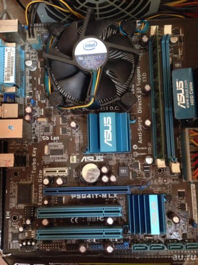Лот: 15684367. Фото: 1. ASUS P5G41T-M LX+Xeon L5420+4... Компьютеры в сборе