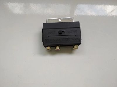 Лот: 12129141. Фото: 1. Переходник шт. SCART - гн. 3xRCA... Шлейфы, кабели, переходники