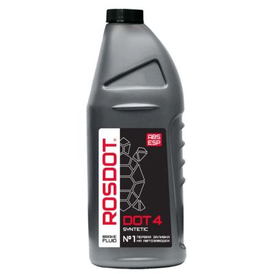 Лот: 24080771. Фото: 1. Тормозная жидкость Rosdot, DOT4-455г. Масла, жидкости
