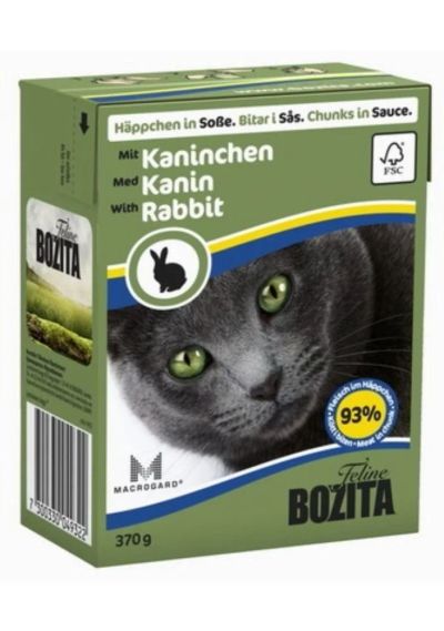 Лот: 5562337. Фото: 1. Консервы Bozita Feline Rabbit... Корма