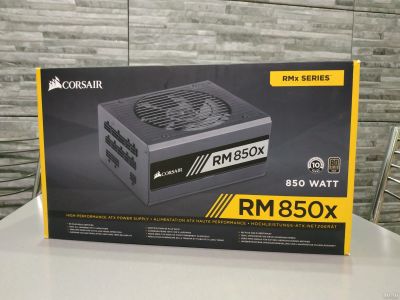 Лот: 12840195. Фото: 1. Блок питания Corsair RMx 850W... Корпуса, блоки питания