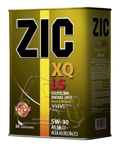 Лот: 3736048. Фото: 1. ZIC XQ LS, 5W-30, 4L. Масла, жидкости