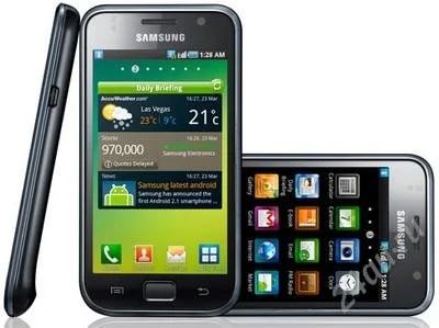 Лот: 738280. Фото: 1. Samsung-I9000 Galaxy S black 8Gb. Смартфоны