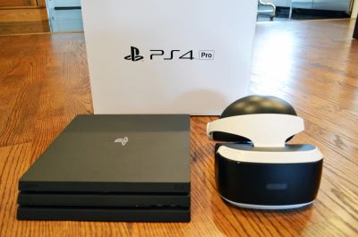 Лот: 17439795. Фото: 1. SonyPlaystation 4 Pro 1 Tb (PS4... Игровые приставки, консоли