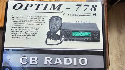 Лот: 25363418. Фото: 1. CB-радиостанция OPTIM 778. Рации, радиостанции