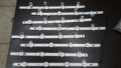 Лот: 18442124. Фото: 1. Оригинал комплект Led string 8... Запчасти для телевизоров, видеотехники, аудиотехники